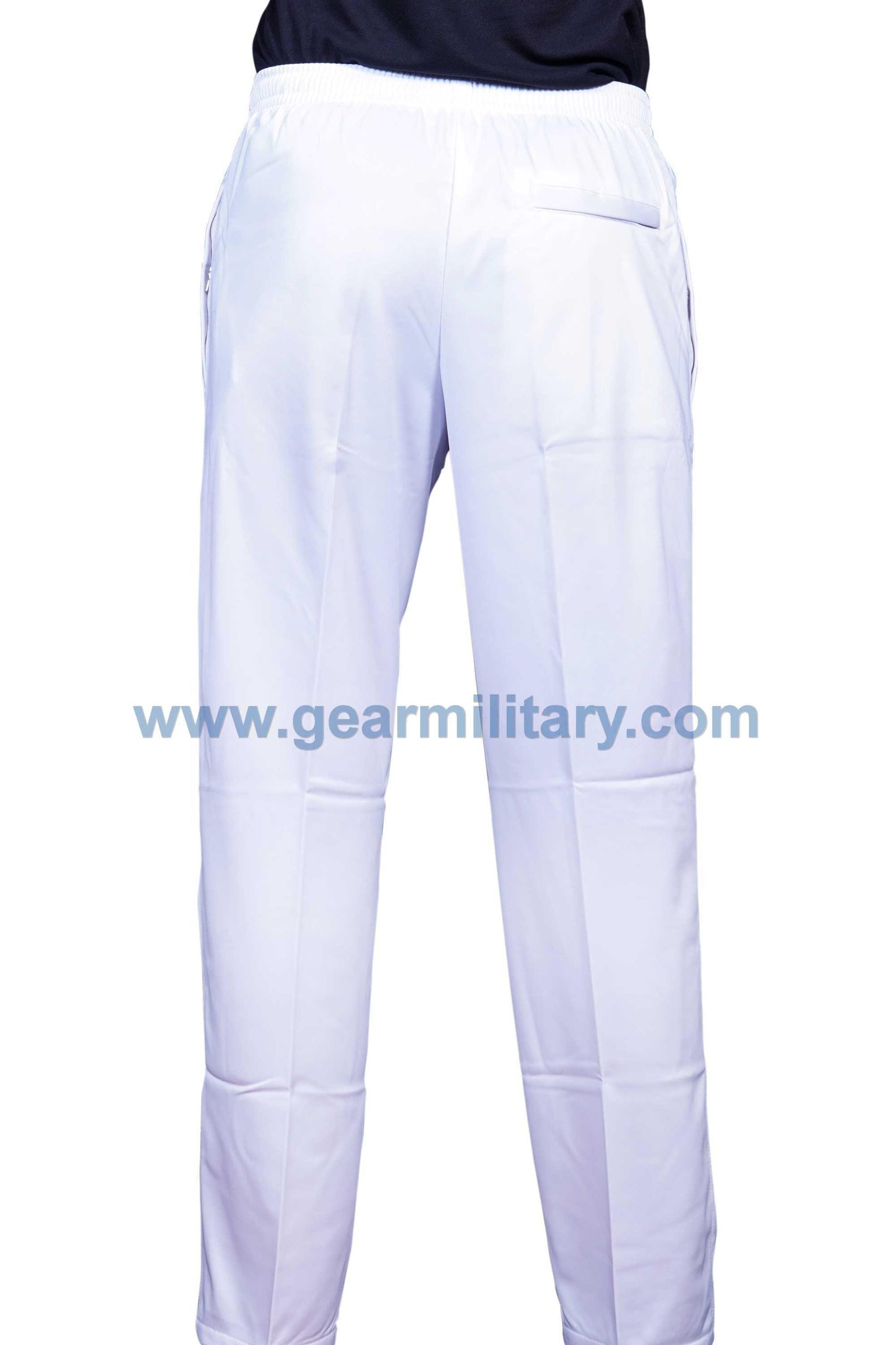 White Track Pant - gearmilitary