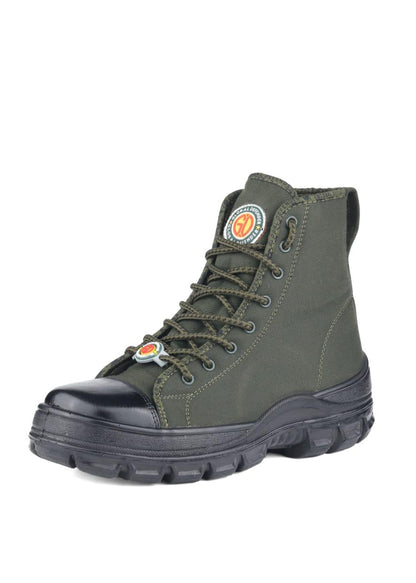 GLOBAL DEFENDER JUNGLE BOOT OLIVE GREEN WITH ZIP GD27