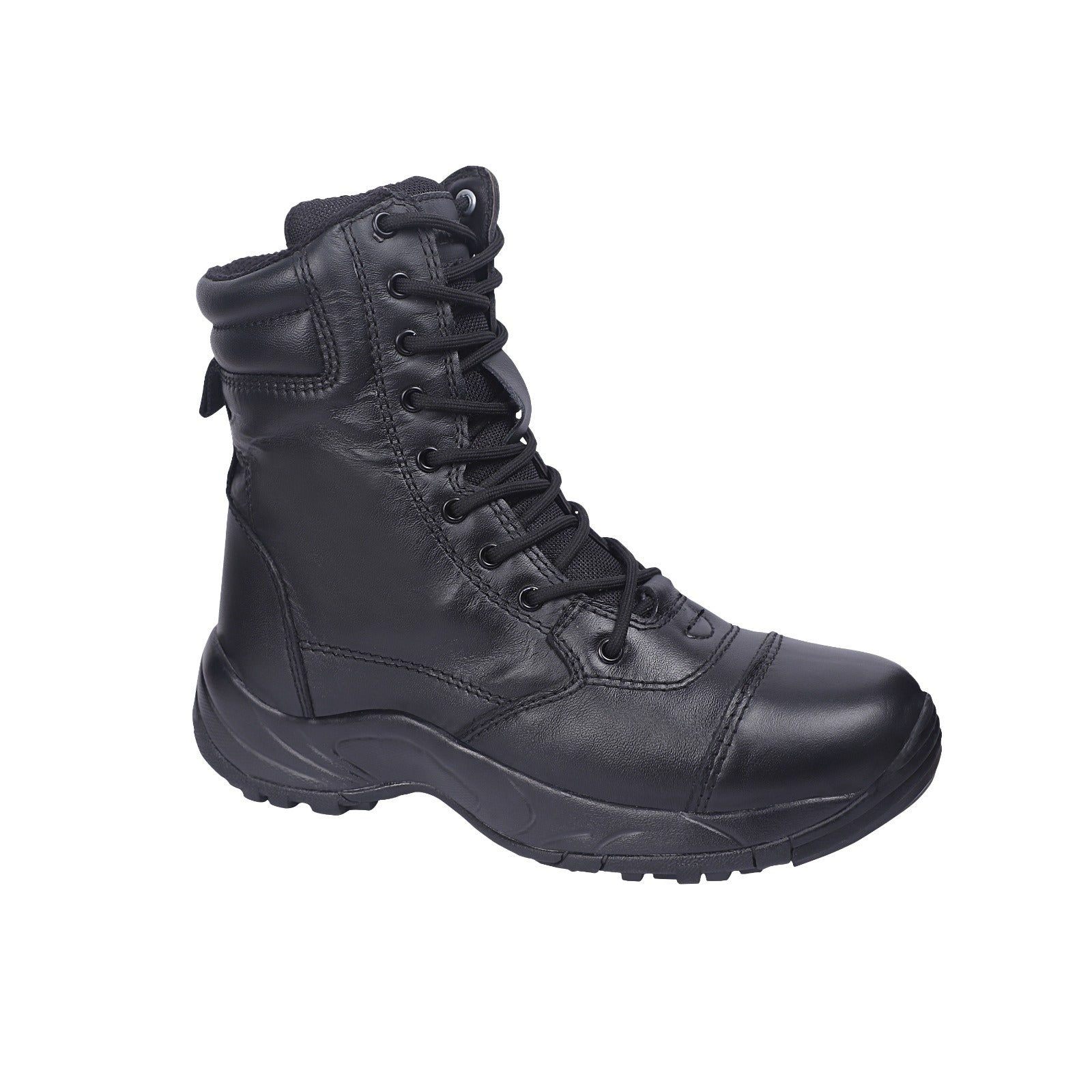 FORCE TIME Tactical Side Zip Boots Black – - Main Image