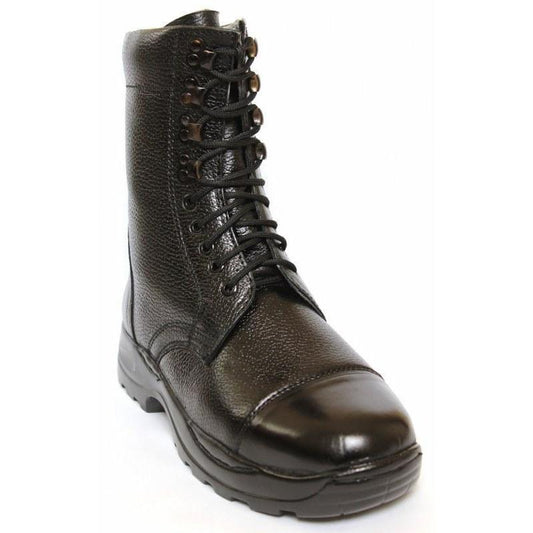 BLACK DMS LEATHER BOOTS - gearmilitary