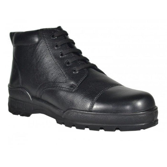 TSF Flexible & Comfort Police Boots With Zip Black - gearmilitary