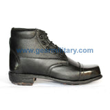 Ankle Boot Black Handmade - gearmilitary