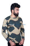 BSF Print Camo Full Sleeves T SHirt - gearmilitary