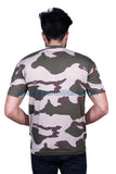 CISF Print Camo Half Sleeves T Shirt - gearmilitary