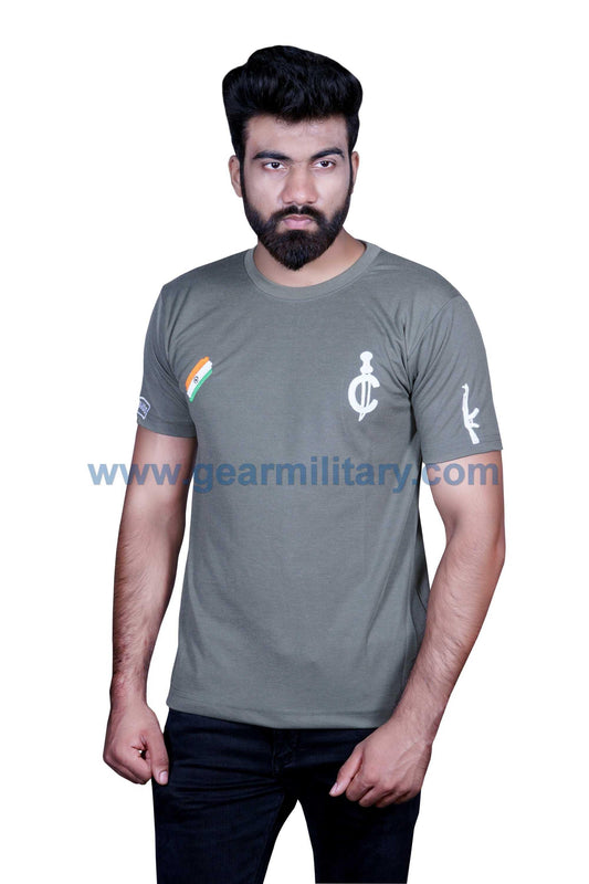 Commando Half Sleeves T Shirt - gearmilitary