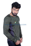 Commando Full Sleeves Olive Green T Shirt - gearmilitary