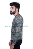 Digital Woodland Print Camo Full Sleeves T Shirt - gearmilitary