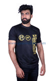 Krav Maga Black Half Sleeves T Shirt - gearmilitary