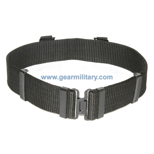 BLACK NYLON BELT - gearmilitary